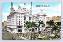 US Grant Hotel San Diego California UNP Linen Postcard N12 - £3.12 GBP