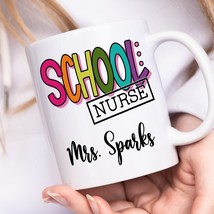 Personalized School Nurse Mug, School Nurse Gifts, Nurses Week Gift, Sch... - £13.36 GBP