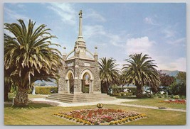 Beautiful and Vibrant Peace Gardens Memorial Akaroa New Zealand Vintage Postcard - $6.90