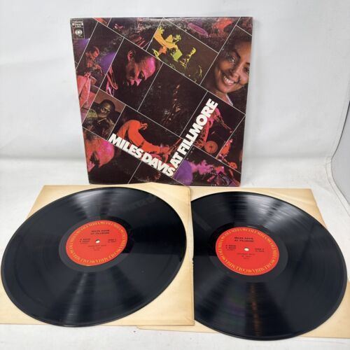Primary image for Miles Davis At Filmore - 2 Pitman Pressing LP Jazz Record Live VTG 1970 G30038