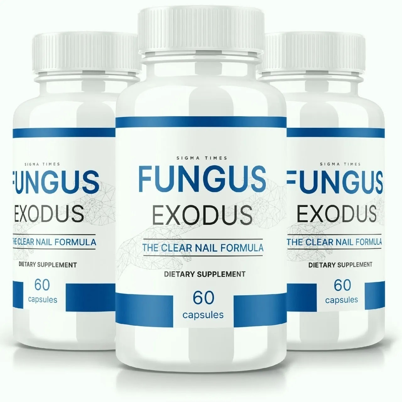 3 Pack Fungus Exodus Pills to Combat Toenail Fungus and Restore Nail