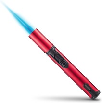 Ruby Urgrette 1 Pack 6-Inch Refillable Pen Lighter Adjustable Jet Flame Butane - £25.25 GBP