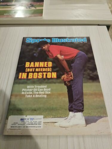 Vintage SPORTS ILLUSTRATED Magazine - August 4 1986 Oil Can Boyd - $8.90