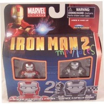 Marvel Iron Man 2 Minimates War Machine &amp; Iron 2-Pack Brand NEW! - £31.96 GBP