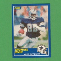 1989 Score Michael Irvin Rookie Card - $3.99