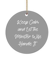 Inappropriate Wife Gifts, Keep Calm and Let The Minister Wife Handle It., Wife C - £13.22 GBP