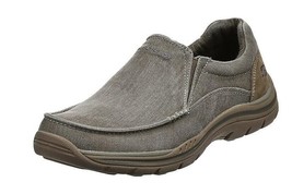 New Skechers Men&#39;s Expected Avillo Relaxed Fit Slip-On Shoes Khaki Size 9 - £54.75 GBP