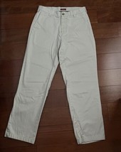 Merona Mens Pants Khaki Flat Front Straight Leg Size 30 X 32 The Ultimate Khaki - $12.86