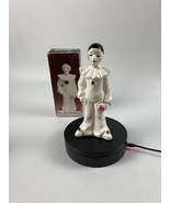 Pierrot Vintage Harlequin Clown Mime Ceramic Pierrot 10 inches Figurine - $31.77 CAD