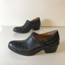 BOC Born Concept Black Leather Slip On Shoes Womens 9 M W - $24.50