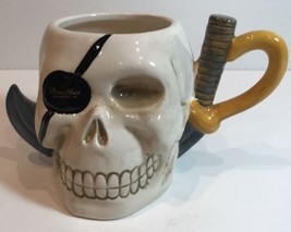 SKULL Mug The Pirates House Stein AGiftCorp Ceramic Cup Savannah GA - £17.35 GBP