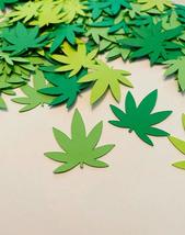Cannabis confetti, cannabis table scatter, weed confetti, Marijuana Conf... - $5.87