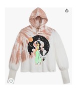 NWT Disney Aladdin Princess Jasmine Semi Crop Hoodie Hoody Tie Dye Box M... - €38,40 EUR