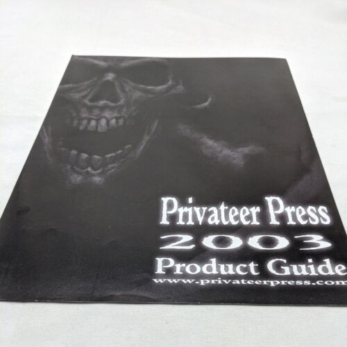 Privateer Press Warmachine 2003 Product Guide Catalog - £17.49 GBP
