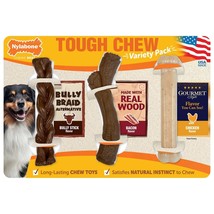 Nylabone Dog Bones Nylabones For Dogs Nyla Bone Tough Chew Toys Stick Treats New - £26.25 GBP