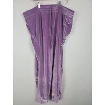 Fabletics Purple Velour Velvet Jogger Sweatpants 3X Womens Plus Size Cuffed - £17.52 GBP