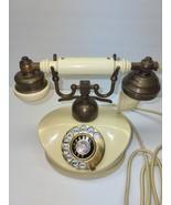 Vintage Rotary Dial Duchess Victorian Style Shabby chic Cream &amp; Gold Pho... - $44.54