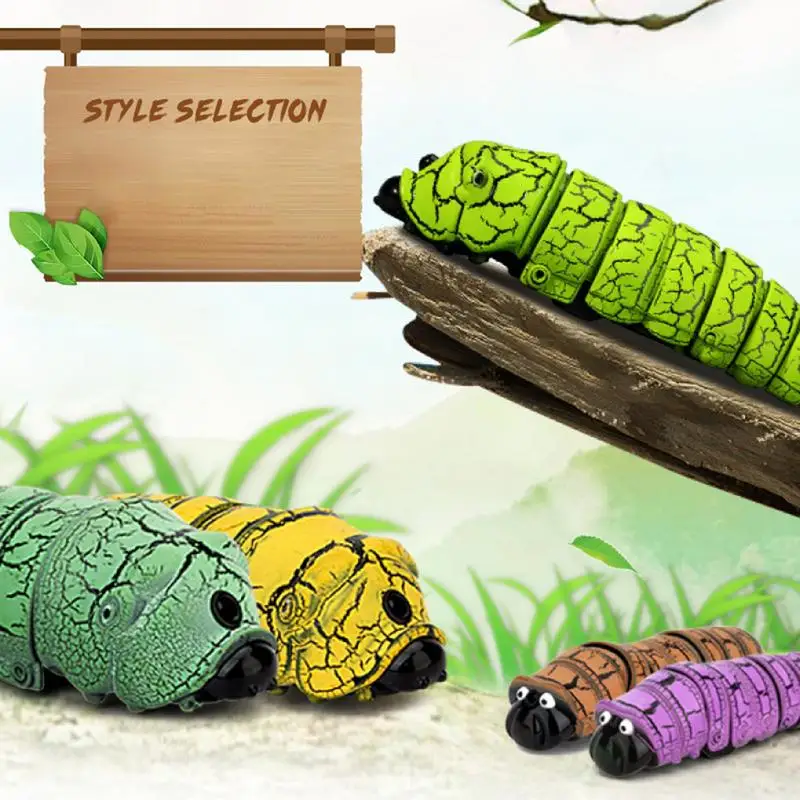 Infrared Remote Control Insect Caterpillar Worm Mock Trick Terrify Mischief - £13.55 GBP+