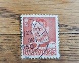 Denmark Stamp King Frederik IX 25 Used &quot;Copenhagen&quot; 1950 - £2.24 GBP