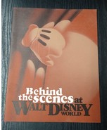 Rare 1985 BEHIND THE SCENES AT WALT DISNEY WORLD Information BOOKLET, EPCOT - $73.82 CAD