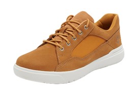 Timberland Boy&#39;s Allston Low Lace Up Sneaker, Wheat Nubuck, 3.5 Little Kid - £76.64 GBP