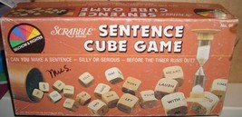 SCRABBLE SENTENCE CUBE GAME Vintage 1983 Game - $15.00