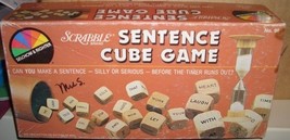 Scrabble Sentence Cube Game Vintage 1983 Game - $15.00