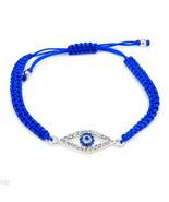  Bracelet With Genuine Crystals Well Made in Metallic Base metal and Blu... - £15.63 GBP