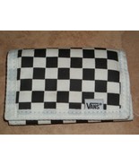wallet vans unisex checkered wallet, tri-fold black and white nwot - €9,51 EUR