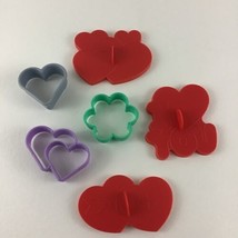 Cookie Cutters Cut-Ups Valentines Day Hearts Wilton Press Vintage Baking Tools  - £15.53 GBP