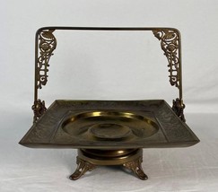 Antique 1890-1915 Adelphi Co. New York Quadruple Silver Plate BRASS BASQUET - £66.21 GBP