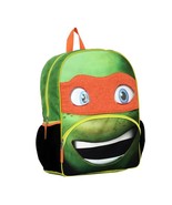 16&quot; Teenage Mutant Ninja Turtle Backpack- Michelangelo Big Face - £18.35 GBP