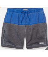 $58 Trunks Men&#39;s San O 6.5 Inch Color Block Swim Shorts Royal/Black Sz M... - $27.39 CAD