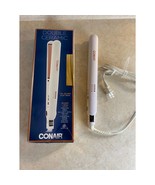 Conair Double Ceramic 1 Inch Flat Iron Straight And Shine New Open Box - $16.82