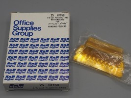 Office Supplies Group Nylo File Plastic Tabs Packaging Advertising - £11.09 GBP