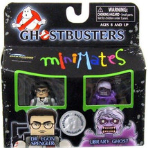 Ghostbusters Minimates Dr. Egon Spangler & Libray Ghost Action Figure Exclusive - £28.03 GBP