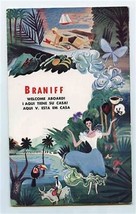 BRANIFF International Airways Folder 1951 Time Table Postcard Brochures &amp; More  - £122.74 GBP