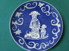 Compatible with Royal Copenhagen Collector Plate Signed Mothers Day 1971/1972 6&quot; - £29.94 GBP