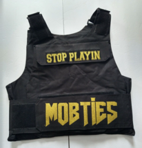 Cosplay &quot;MOB TIES&quot; Tactical-Bullet Proof Vest Black Nylon - £18.38 GBP