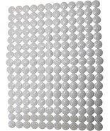 PVC Sink Mat 16&quot;x12&quot; Grey Circle Design Kitchen Sink Scratch Protector - $10.81 CAD