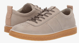 ECCO Crepetray Leather Sneaker Sage Lace Up EU 40  US 9-9.5 NIB - £39.95 GBP