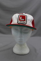 Vintage Patched Trucker Hat - Leon Farm Equipment and Tractors - Adult S... - $35.00