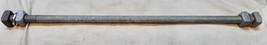 1/2”-11 x 20” Long All Thread Steel Bolts Galvanized 2 Washers + 4 Nuts ... - $15.99