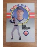 1990 Fleer #9 Ryne Sandberg &#39;90 Fleer All-Star Team Chicago Cubs - $2.02 CAD