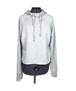 Reebok Hooded Pullover Hi-Low Sweatshirt Hoodie Thumbholes Sz. S Active - $332.16 MXN