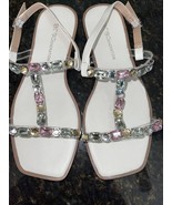 BCBGeneration Larabee Flat Sandal multi color crystals SZ 8 NEW - €84,85 EUR BCBGeneration Larabee Flat Sandal multi color crystals SZ 8 NEW - €84,85 EUR