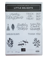 LITTLE DELIGHTS Stamp Set Stampin Up Blessings Trick Or Treat Holly Bats - £13.05 GBP