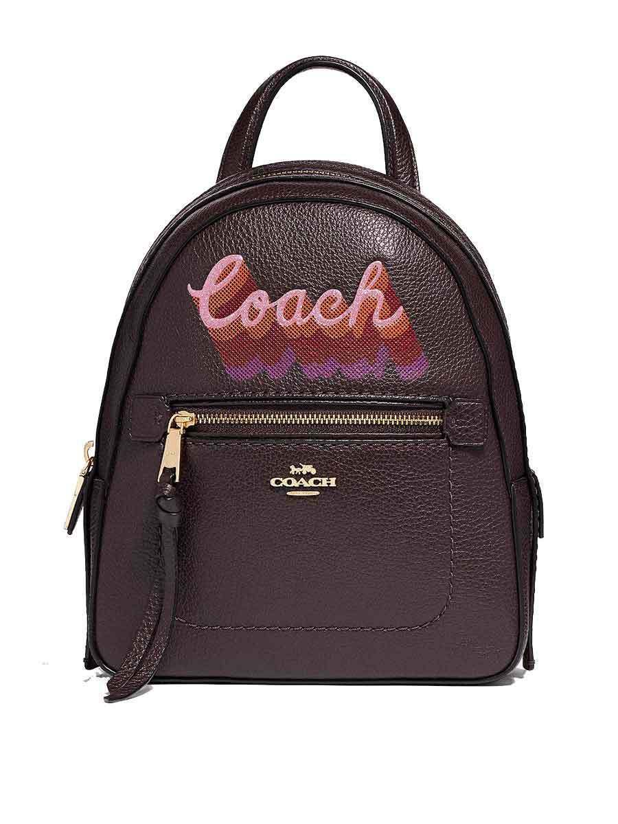 BRAND NEW WOMEN'S COACH (F37846) NEON COACH ANDI PEBBLED LEATHER BACKPACK BAG - $124.00