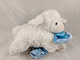 Baby Gund White Lena Lamb Sheep Plush Lovey 319895 Says Prayer Stuffed A... - $7.95