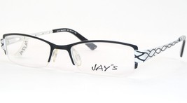 Jay&#39;s By Trends &amp; More 6370 Sw Black /White Unique Rare Eyeglasses 50-18-135mm - $69.30